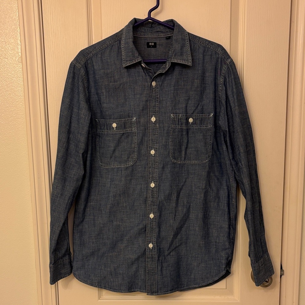 Uniqlo Blue Denim Shirt